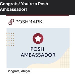 🙌🏻🩷Now Officially a Posh Ambassador!!🩷🙌🏻